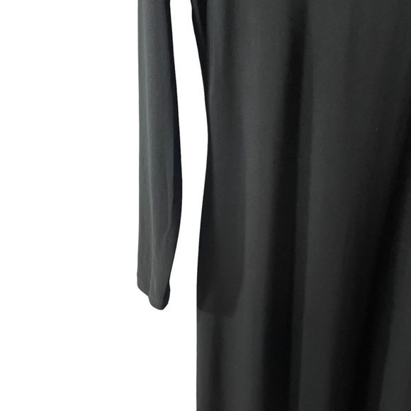 AYM Paxton Dress with Long Sleeves Black Bodycon Midi Dress Size 2XL NEW - Picture 7 of 11